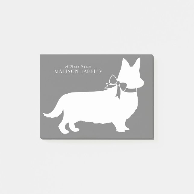 Corgi Puppy Dog Pembroke Welsh Post-it Notes (Front)