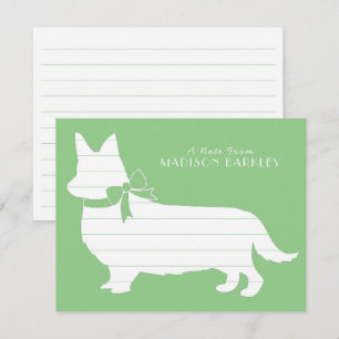 Corgi Puppy Dog Pembroke Welsh Thank You Card