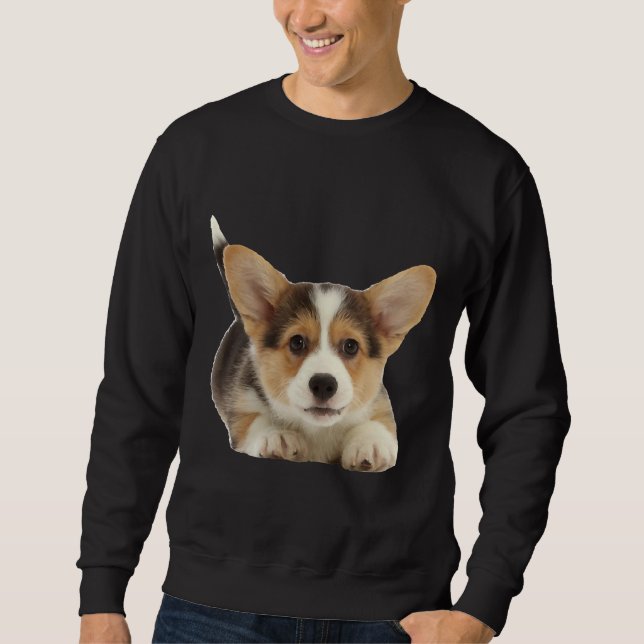 Corgi Puppy Dog Sweatshirt (Front)