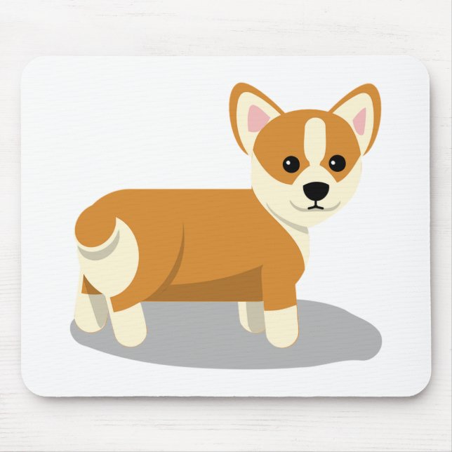 Corgi Puppy Mouse Pad (Front)