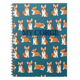 Corgi Puppy Notebook Journal