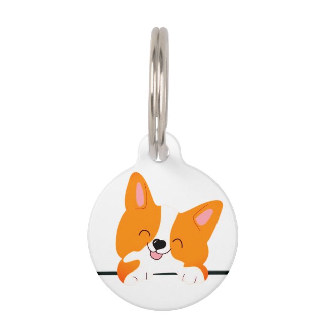 Corgi, Puppy, Pet  Tag (Front)