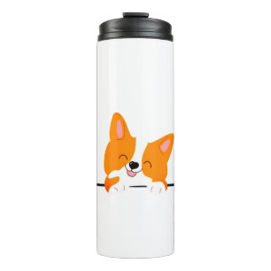 Corgi, Puppy, Pet Thermal Tumbler