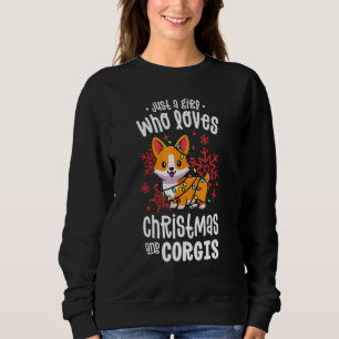 Corgi Pyjamas Women Dog Just A Girl Who Loves Corg Sweatshirt
