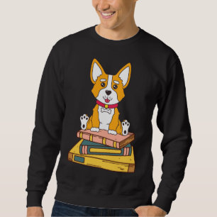 Corgi Reading Sweatshirt