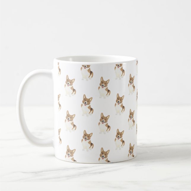 Corgi (Red) Coffee Mug (Left)