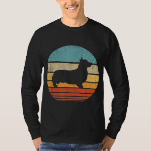 Corgi Retro Vintage 60s 70s Sunset Dog Lovers Men  T-Shirt