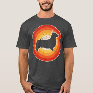 Corgi Retro Vintage Sunset 60s 70s for Men Women B T-Shirt