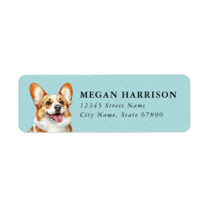 Corgi Return Address Label