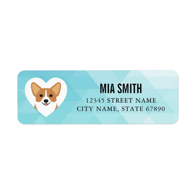 Corgi Return Address Labels (Front)