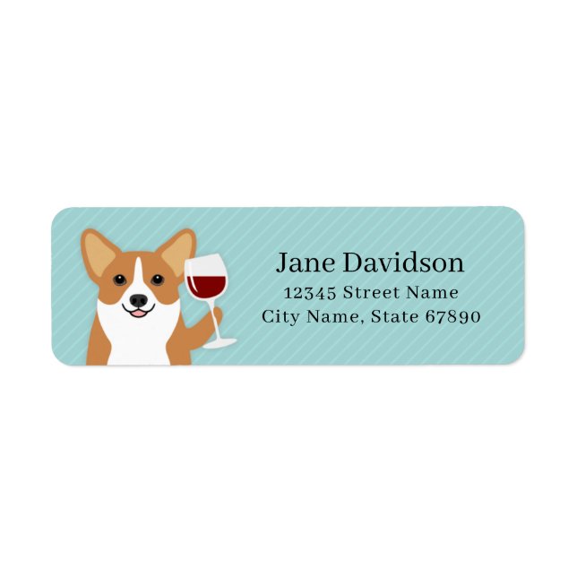 Corgi Return Address Labels (Front)