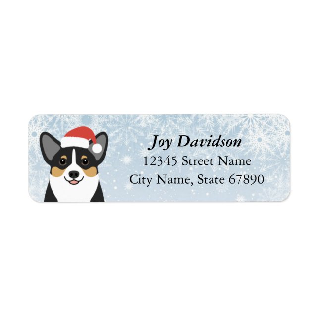 Corgi Return Address Labels (Front)
