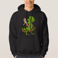Corgi Riding T-Rex Dinosaur Funny Dog
