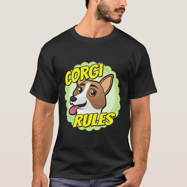 Corgi Rules T-Shirt (Front)