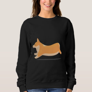 Corgi Running  953 Sweatshirt