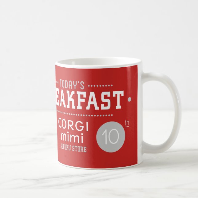 corgi sandwich mug (Right)