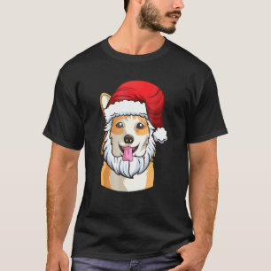 Corgi Santa Claus Christmas Gif T-Shirt