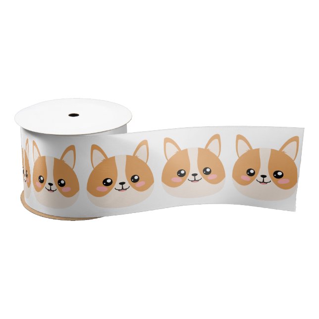 Corgi Satin Ribbon (Spool)