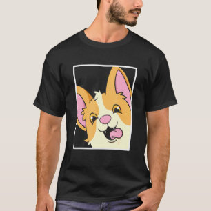 Corgi Selfie Animal Self Portrait Dog T-Shirt