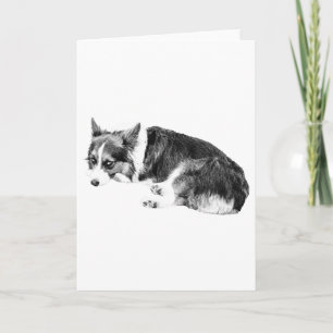 Corgi Shade, Warm Wishes Card