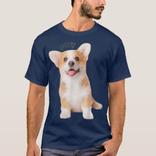 Corgi Shirt Love Is Dog Mum Dad Tee Puppy Pet Wome