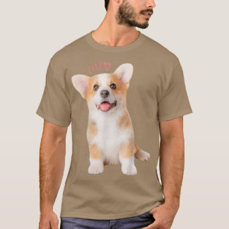 Corgi Shirt Love Is Dog Mum Dad Tee Puppy Pet Wome
