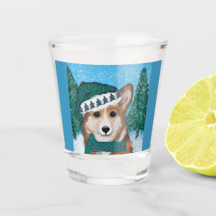 Corgi Shot Glass