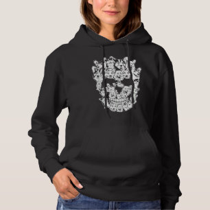 Corgi Skull Halloween Hoodie