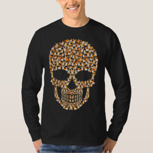 Corgi Skull Halloween T-Shirt