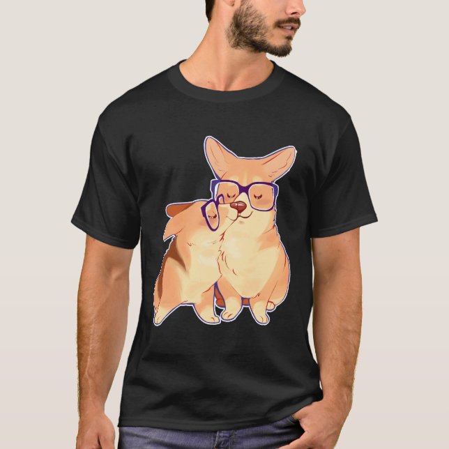 Corgi Smooch T-Shirt (Front)