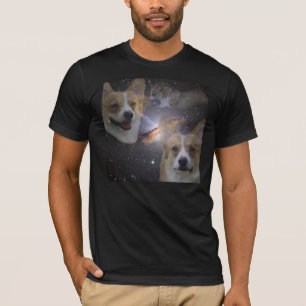 Corgi space shirt