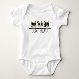 Corgi Squad Baby Bodysuit