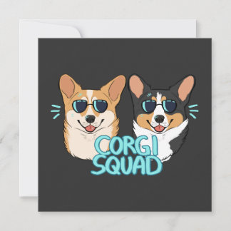 Corgi Squad The Doctor And The Queen Invitation
