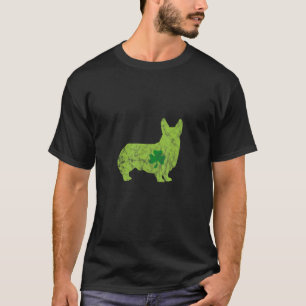 Corgi St Patrick's Day Irish Dog Distressed T-Shirt