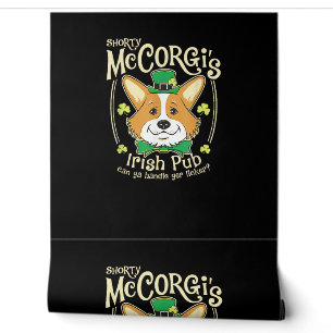 Corgi St. Patrick's Day T-shirt Shorty McCorgi Iri Wallpaper