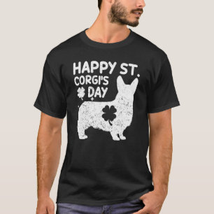 Corgi St Patricks's Day Lucky Mama Dog Mum Ever 1 T-Shirt