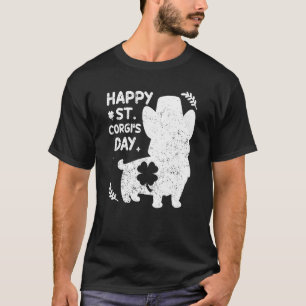 Corgi St Patricks's Day Lucky Mama Dog Mum Ever T-Shirt