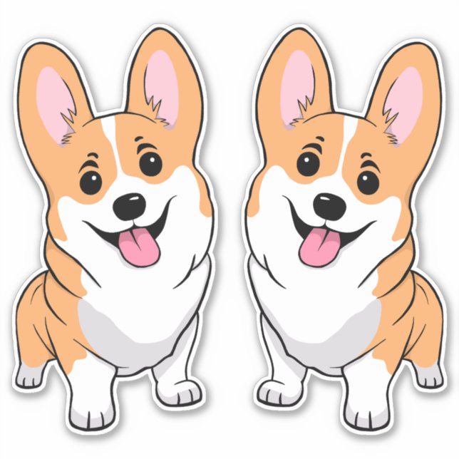 Corgi Sticker (Front)