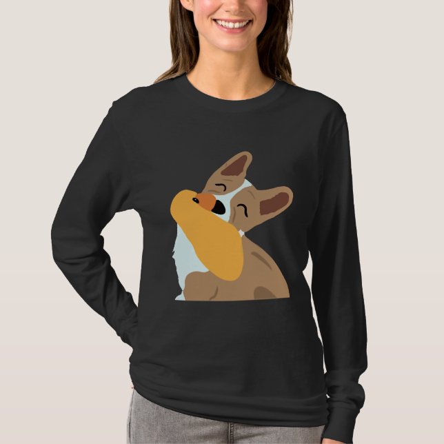 Corgi Sticker T-Shirt (Front)