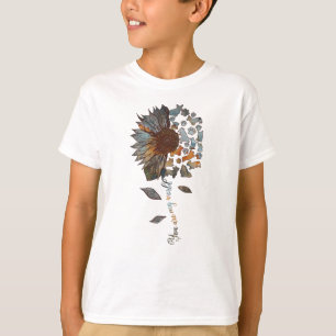 Corgi Sunflower You Are My World Apparel Corgi Dog T-Shirt