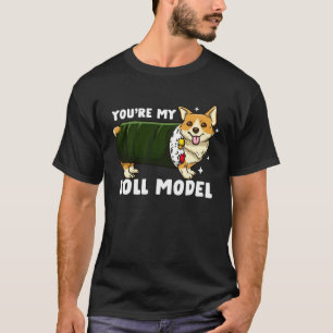 Corgi Sushi Roll Model Women Kids Men or teenage T-Shirt