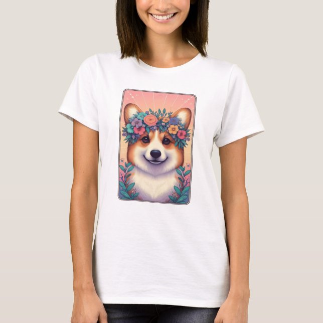 Corgi Tarot T-Shirt (Front)