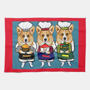 CORGI TEA TOWEL