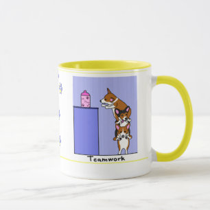 Corgi Teamwork Mug