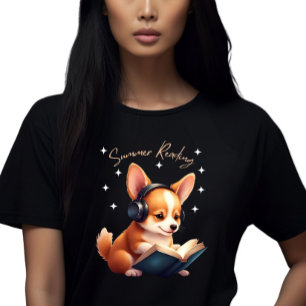 Corgi the Book Lover T-Shirt