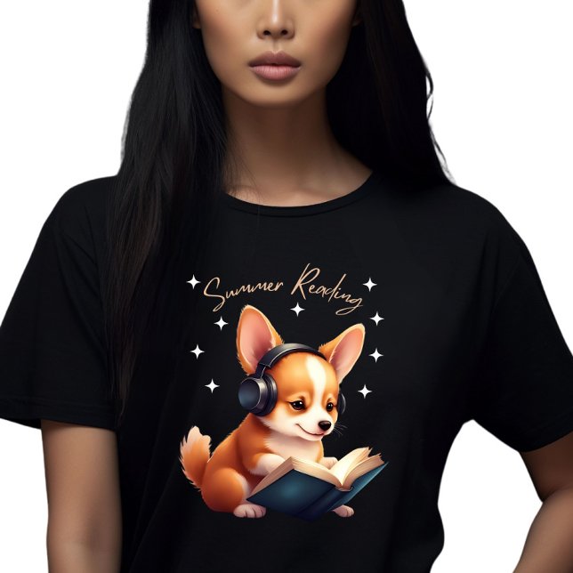 Corgi the Book Lover  T-Shirt (Creator Uploaded)