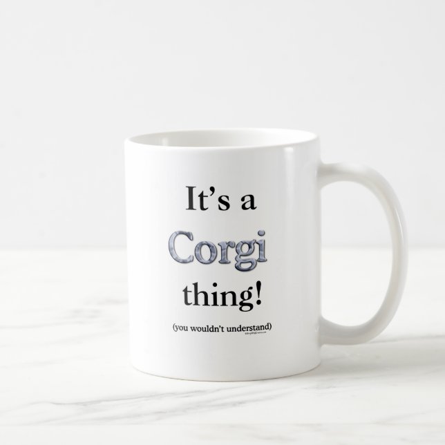Corgi Thing Coffee Mug (Right)