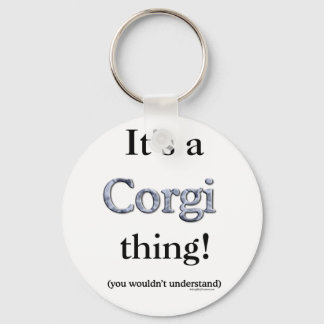 Corgi Thing Key Ring
