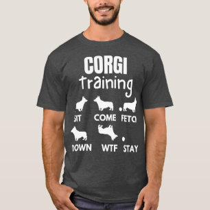 Corgi Training Corgi Dog Tricks T-Shirt