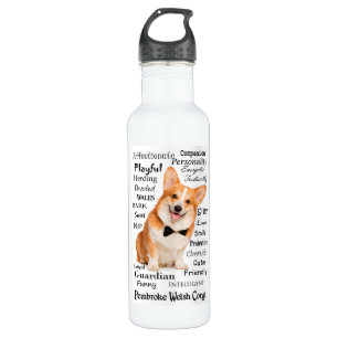 Corgi Traits 710 Ml Water Bottle